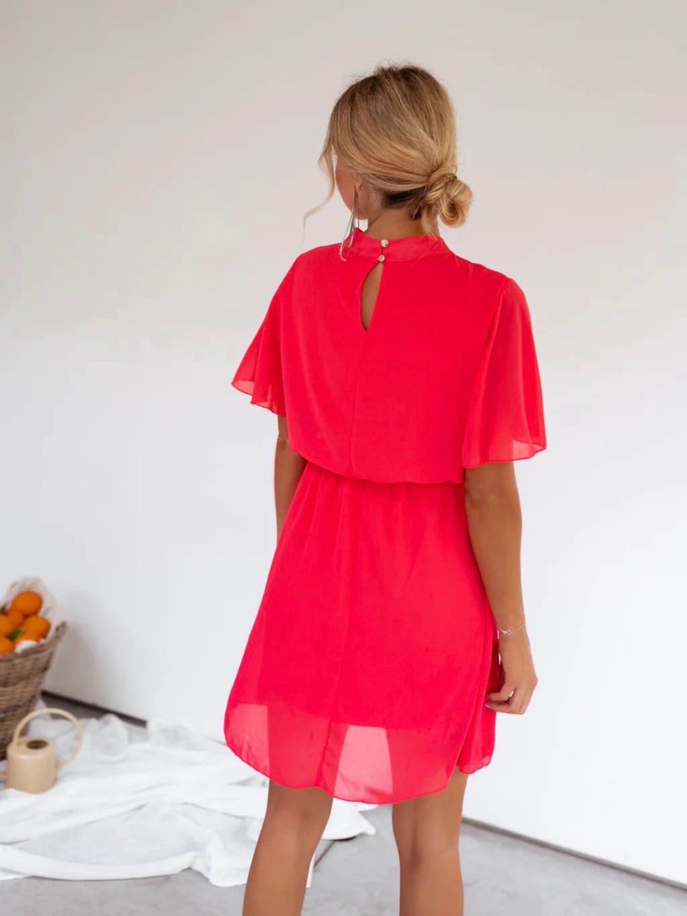 Easy Clothes Raspberry Amandine Dress - Picture 2 of 6